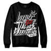 Jordan 14 "Black/White" DopeSkill Sweatshirt LOVE Graphic Streetwear - Black