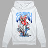 Jordan 9 Powder Blue DopeSkill Hoodie Sweatshirt Stay High Graphic Streetwear - White 