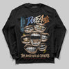 Jordan 17 Retro Low SP Infinite Archives DopeSkill Long Sleeve T-Shirt The Mouth With No Droughts Graphic Streetwear - Black