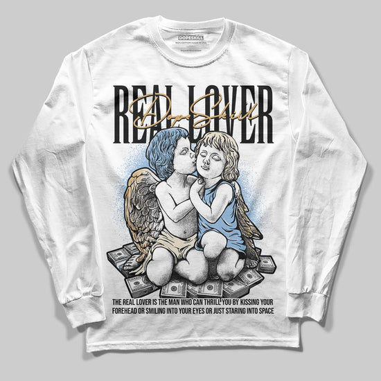 Nike Air Diamond Turf Must Be the Money DopeSkill Long Sleeve T-Shirt Real Lover Graphic Streetwear - White