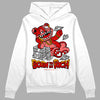 Jordan 1 Retro Low "Black Toe" DopeSkill Hoodie Sweatshirt Born To Be Rich Graphic Streetwear - White