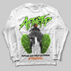 Neon Green Sneakers DopeSkill Long Sleeve T-Shirt Nothing Can Hold US Down Graphic Streetwear - White