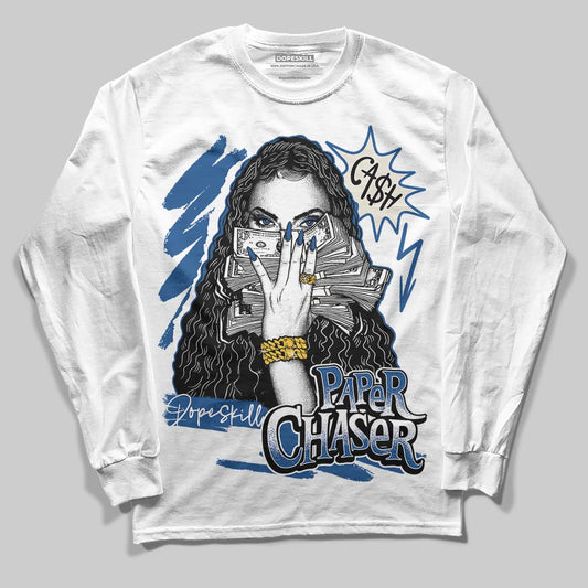 Jordan 1 Low OG “Storm Blue” DopeSkill Long Sleeve T-Shirt NPC Graphic Streetwear - White