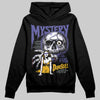 Jordan 4 Retro Lakers DopeSkill Hoodie Sweatshirt Mystery Ghostly Grasp Graphic Streetwear - Black