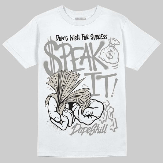 Jordan 3 Retro Pure Money DopeSkill T-Shirt Speak It Graphic Streetwear - White