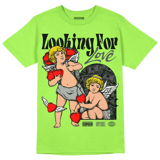 Jordan 5 "Green Bean" DopeSkill Green Bean T-Shirt Looking For Love Graphic Streetwear
