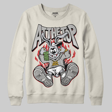 Jordan 1 Retro High OG “Sail” DopeSkill Sweatshirt At The Top Graphic Streetwear