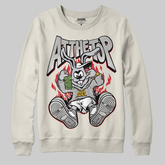 Jordan 1 Retro High OG “Sail” DopeSkill Sweatshirt At The Top Graphic Streetwear