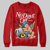 Nigel Sylvester x Air Jordan 4 ‘Brick by Brick’ DopeSkill Sweatshirt New No Days Off Graphic Streetwear - Red