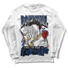 Jordan 13 French Blue DopeSkill Long Sleeve T-Shirt Sorry I've Been Trappin Graphic Streetwear