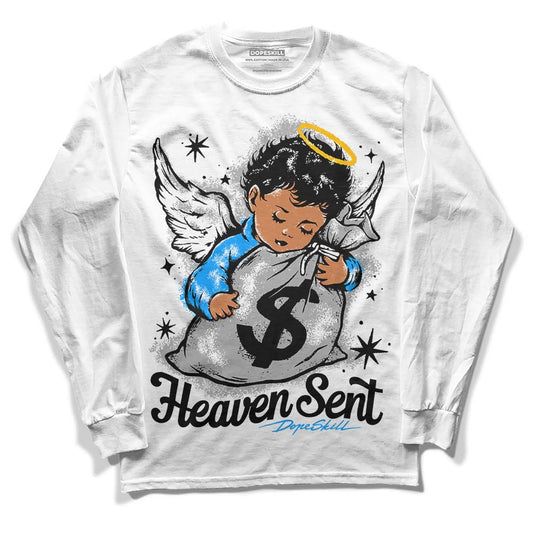 Jordan 6 “Reverse Oreo” DopeSkill Long Sleeve T-Shirt Heaven Sent Graphic Streetwear - White