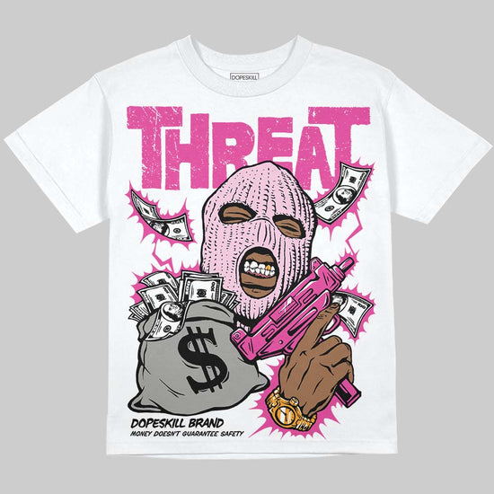 Dunk Low GS 'Triple Pink' DopeSkill Oversize Print T-Shirt Under Threat Graphic Streetwear