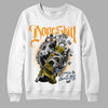 Jordan 6 “Yellow Ochre” DopeSkill Sweatshirt Money Loves Me Graphic Streetwear - White