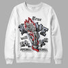 Jordan 4 “Bred Reimagined” DopeSkill Sweatshirt True Love Will Kill You Graphic Streetwear - White