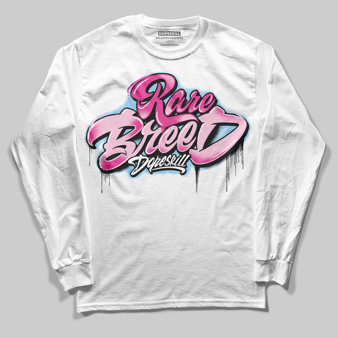Jordan 6 “Doernbecher” DopeSkill Long Sleeve T-Shirt Rare Breed Type Graphic Streetwear - White
