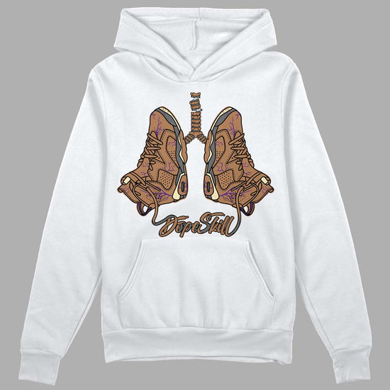 Jordan 6 WMNS Gore-Tex Brown Kelp DopeSkill Hoodie Sweatshirt Breathe Graphic Streetwear - White