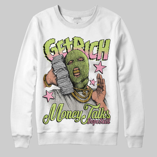 Chase B x Travis Scott x Jordan Jumpman Jack DopeSkill Sweatshirt Get Rich Graphic Streetwear - White