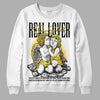 Jordan 4 Retro “Vivid Sulfur” DopeSkill Sweatshirt Real Lover Graphic Streetwear - White 