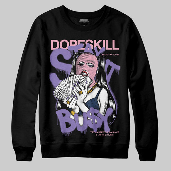 Jordan 11 "Mojave" DopeSkill Sweatshirt Stay It Busy Graphic Streetwear - black