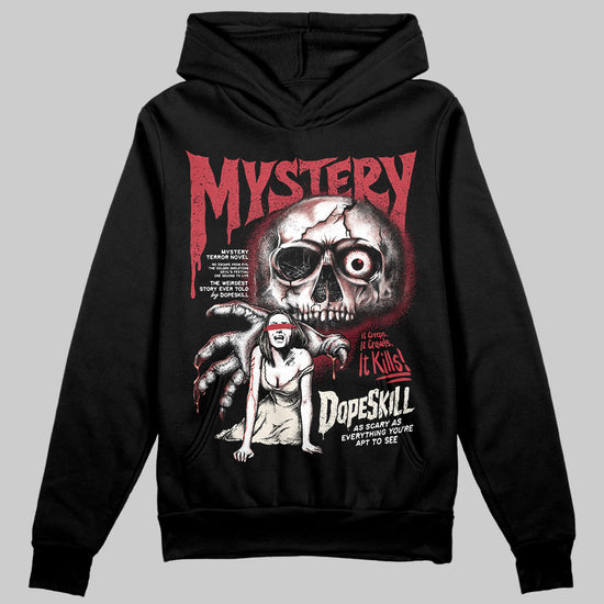 Jordan 4 “Sierra Red" DopeSkill Hoodie Sweatshirt Mystery Ghostly Grasp Graphic Streetwear - Black