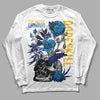 Jordan 14 “Laney” DopeSkill Long Sleeve T-Shirt Side Hustle Graphic Streetwear - White