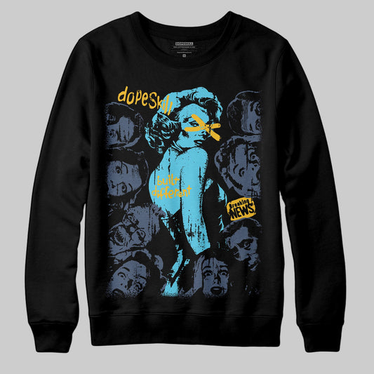 Jordan 11 Retro Gamma Blue (2025) DopeSkill Sweatshirt Built Different Graphic Streetwear - black