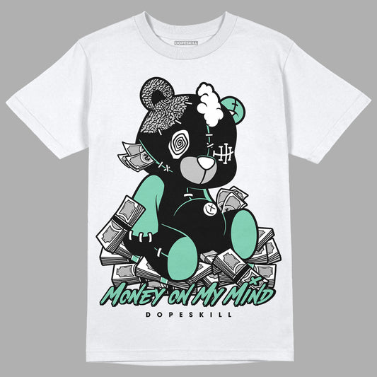 Jordan 3 "Green Glow" DopeSkill T-Shirt MOMM Bear Graphic Streetwear - White 
