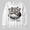 A Ma Maniére x Air Jordan 4 “Dark Mocha” DopeSkill Sweatshirt Trust No One Graphic Streetwear - White