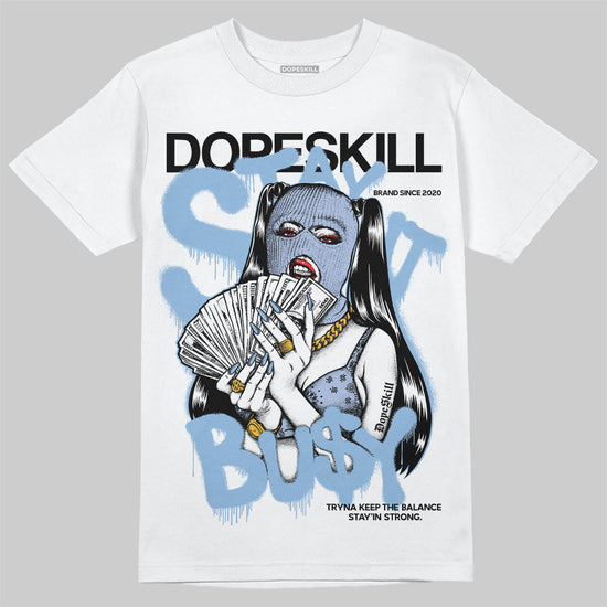 Balenciaga Women's Runner Sneaker 'Light Blue' DopeSkill T-Shirt Stay It Busy Graphic Streetwear - White 