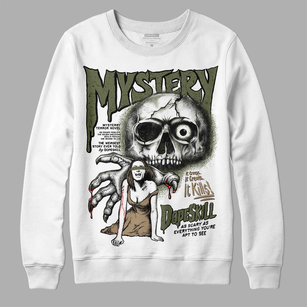 Air Max 90 Ballistic Neutral Olive DopeSkill Sweatshirt Mystery Ghostly Grasp Graphic Streetwear - White