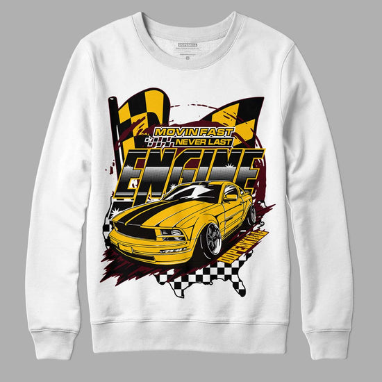 Dunk Yellow Bordeaux DopeSkill Sweatshirt ENGINE Tshirt Graphic Streetwear - White