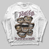 A Ma Maniére x Air Jordan 5 “Violet Ore” DopeSkill Long Sleeve T-Shirt The Mouth With No Droughts Graphic Streetwear - White