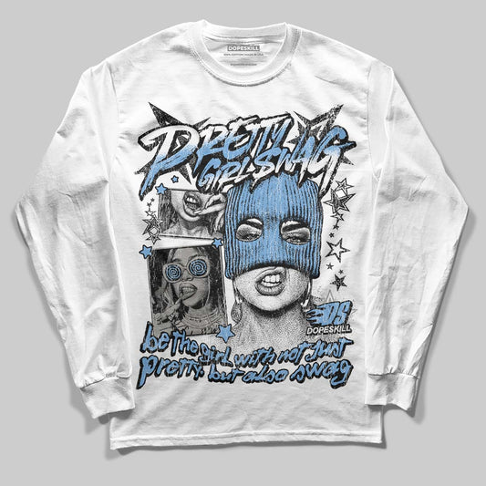Jordan 12 Retro 'Melo' DopeSkill Long Sleeve T-Shirt Pretty Girl Swag Graphic Streetwear - White