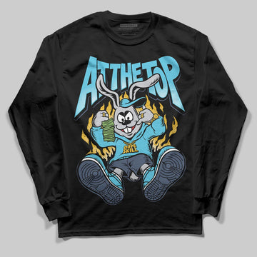 Jordan 11 Retro Gamma Blue (2025) DopeSkill Long Sleeve T-Shirt At The Top Graphic Streetwear - Black