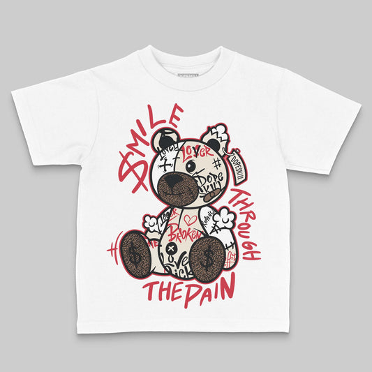 Jordan 3 "World’s Best Dad" DopeSkill Toddler Kids T-shirt Smile Through The Pain Graphic Streetwear -0 White 