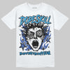 Royal Blue Sneakers DopeSkill T-Shirt Root of Evil Graphic Streetwear - White