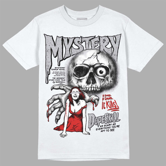 Jordan 13 “Wolf Grey” DopeSkill T-Shirt Mystery Ghostly Grasp Graphic Streetwear - White