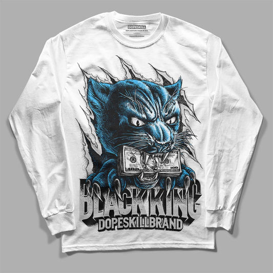 Dunk Low ‘Pure Platinum’ DopeSkill Long Sleeve T-Shirt Black King Graphic Streetwear - WHite