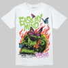 Neon Green Sneakers DopeSkill T-Shirt Ease My Mind Graphic Streetwear - White 
