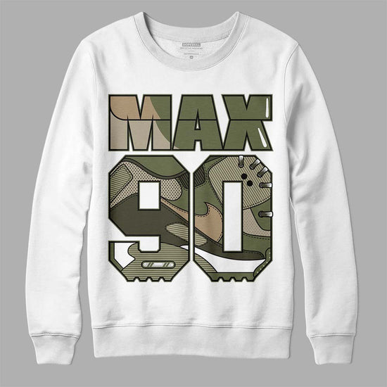 Air Max 90 Ballistic Neutral Olive DopeSkill Sweatshirt Max 90 Graphic Streetwear - White