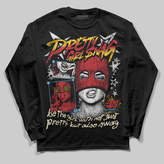 Union LA x Air Jordan 1 High OG “Chicago/Shadow” DopeSkill Long Sleeve T-Shirt Pretty Girl Swag Graphic Streetwear - Black