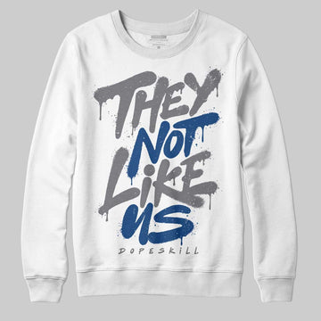 Jordan 9 Retro 'Flint Grey' 2026 DopeSkill Sweatshirt They Not Like Us Graphic Streetwear - White