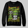 Neon Green Sneakers DopeSkill Sweatshirt Pretty Girl Swag Graphic Streetwear - Black