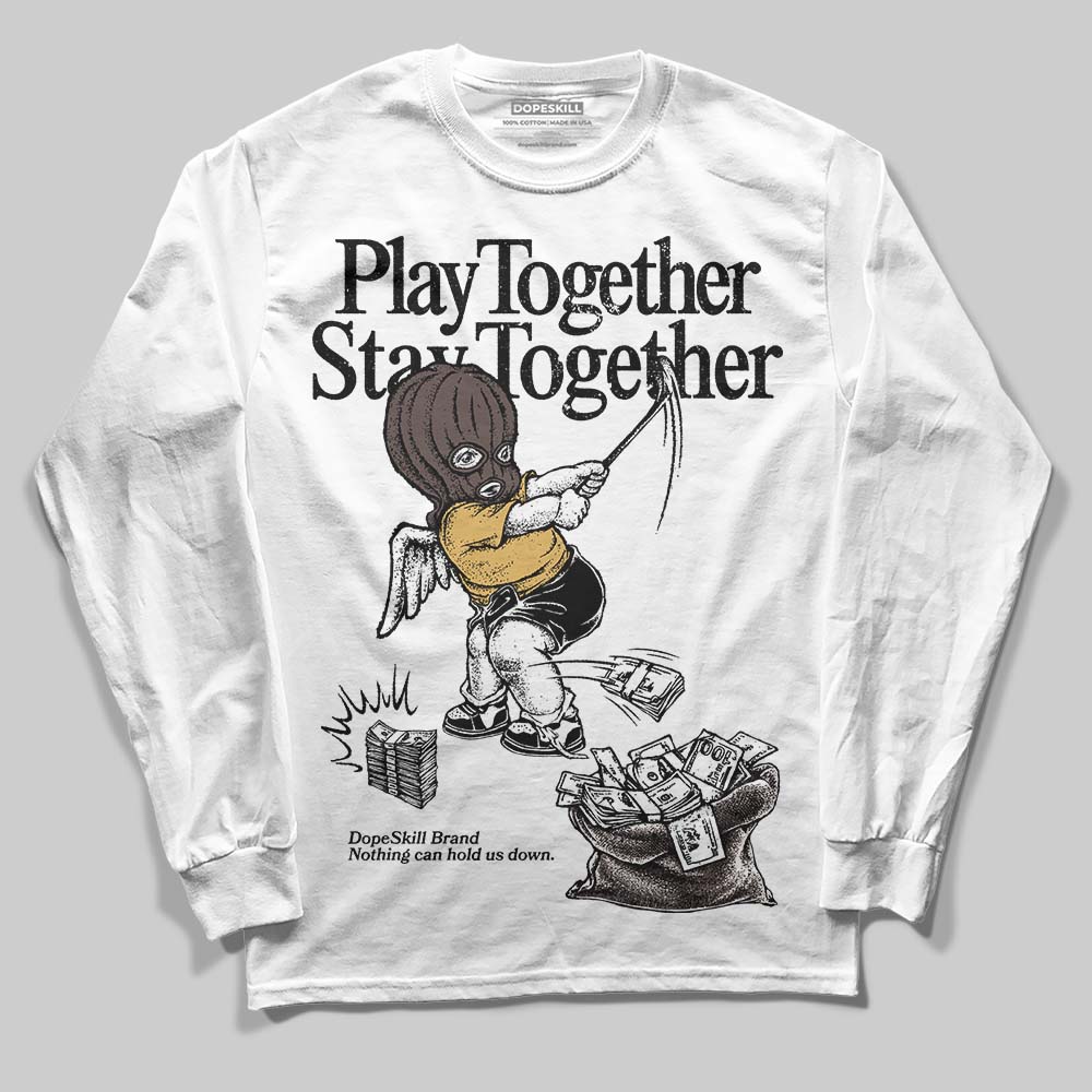 Adidas Samba OG C ‘Black Gum’ DopeSkill Long Sleeve T-Shirt Play together, Stay together Graphic Streetwear - White 