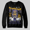 Jordan 4 Retro Lakers DopeSkill Sweatshirt Drip Harder Graphic Streetwear - black