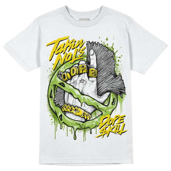 Dunk Low 'Chlorophyll' DopeSkill T-Shirt Takin No L's Graphic Streetwear - White