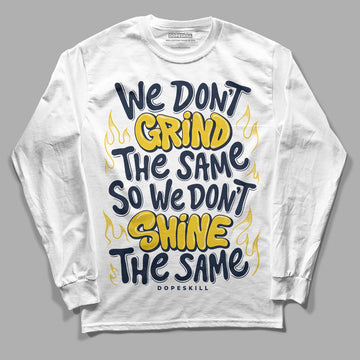 Dunk Low Vintage “Michigan” DopeSkill Long Sleeve T-Shirt Grind Shine Graphic Streetwear - WHite