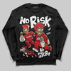 Adidas Samba OG ‘Talchum Pack ‑ Scarlet’ DopeSkill Long Sleeve T-Shirt No Risk No Story Graphic Streetwear - black