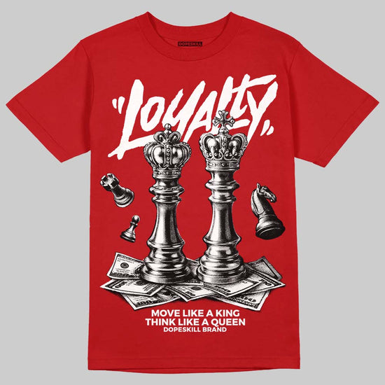 Jordan 13 Retro OG Chicago (2026) DopeSkill T-Shirt Loyalty Graphic Streetwear - Red