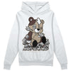 Jordan 1 High OG “Latte” DopeSkill Hoodie Sweatshirt MOMM Bear Graphic Streetwear - White